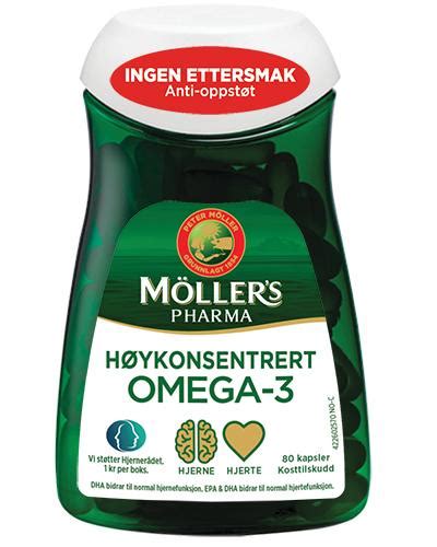 Möller’s Pharma Høykonsentrert Omega.